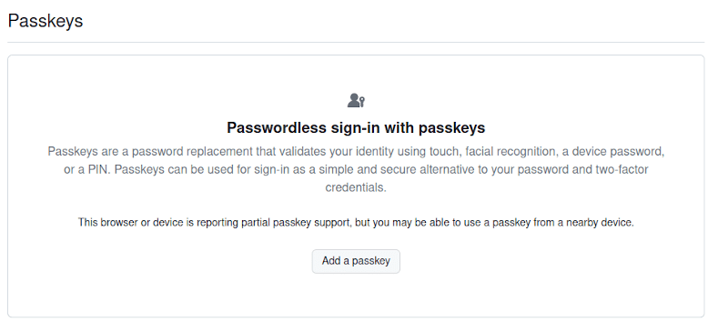 GitHub 密钥