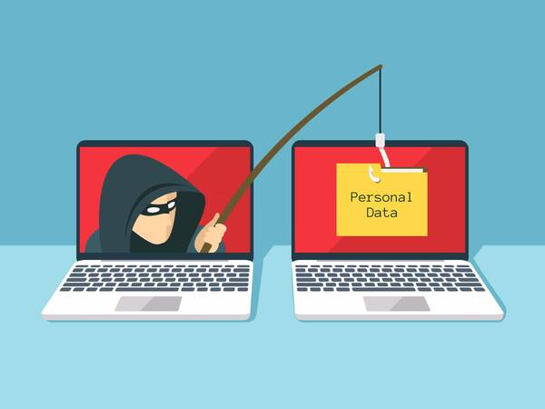 网络钓鱼（phishing）示意图
